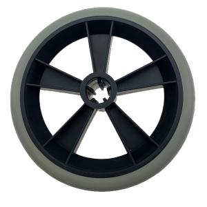 Quality PVC TPR PU Wheelchair Caster Wheels , Wheelchair Small Wheels Longlife wholesale