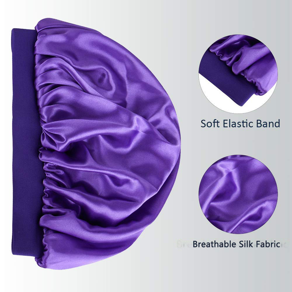Newborn Elastic Mulberry Silk Bonnet For Sleeping OEM ODM Service