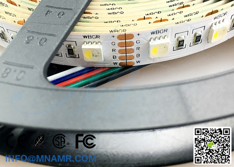 2017 New Multi-color RGBW Flex LED Strip Lights 3M Taped 12v 24v Jewelry Shop Lighting