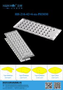Quality PC Material 168PCS 3030 LED Lens High Power LED Lens For Street Lighting / Parking lot Lighting wholesale