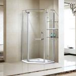 Aluminum Frame Shower Screens Economical Corner Shower Cabin