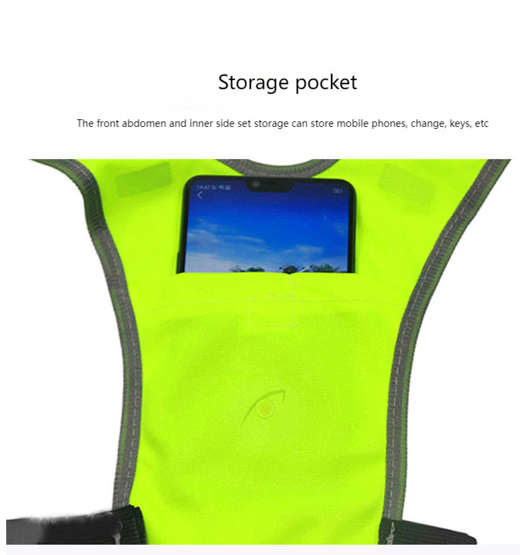 Reflective Vest Running Vest Safety Guide Reflective Clothing Emergency Guidance Clothing Cycling Protective Clothing