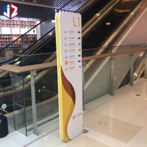Quality Shopping Mall Wayfinding Signage High Brightness Illuminated Sign Board wholesale