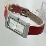 Laser Engraved Leather Strap Watch Quartz Movement Personalized With Logo Case