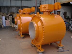 Quality Double Block &amp; Bleed ASME B16.10 Trunnion Ball Valve wholesale