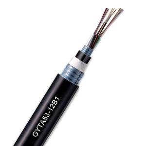 Quality MDPE/HDPE 8 Core Fiber Optic Cable GYTA53 Armoured Fibre Optic Cable wholesale
