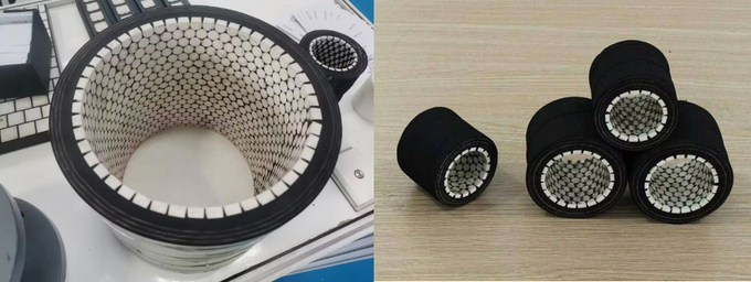 Outside Rubber Ceramic Hose Pipe High Pressure Ceramic Water Pipes