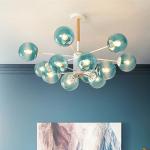 Scandinavian chandelier lighting Nordic wooden chandeliers kids room Light(WH-MI