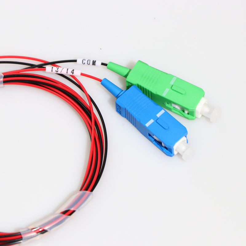 1X2 FWDM DWDM Fiber Optic Splitter 3 Ports 100G 200G For WDM Network Systems