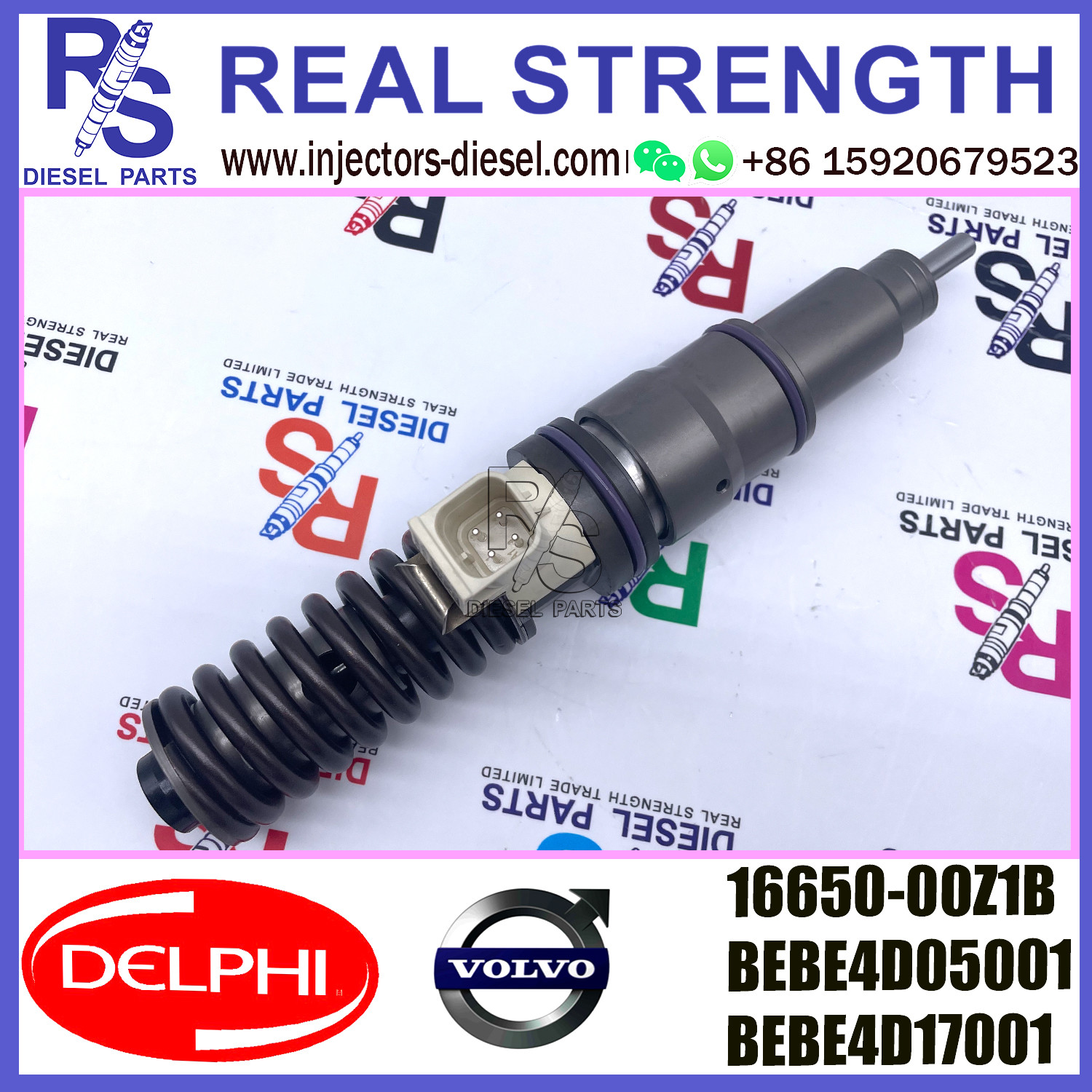 V-O-L-V Diesel Engine Fuel Injector 16650-00Z1B BEBE4D17001 16650-00Z0B BEBE4D05001 For NISSAN 12 LITRE