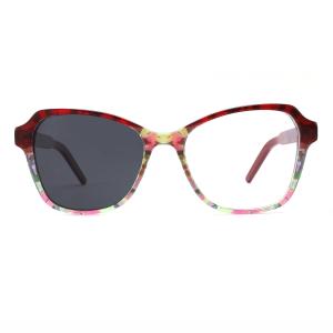 Quality Fancy Surface Acetate Frame Glasses Durable Can Change Lenses wholesale