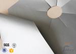 Silver PTFE Coated Fiberglass Fabric Food Grade Heat Resistant