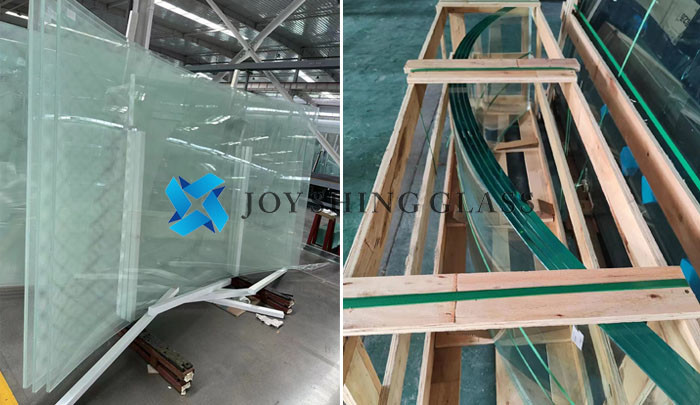 Customized PVB Interlayer Ultra Clear Hot Bending Laminated Glass