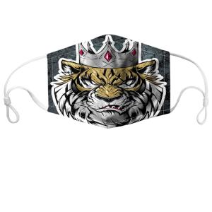 Quality Animal Tiger Printed Activated Carbon Filter Face Mask wholesale
