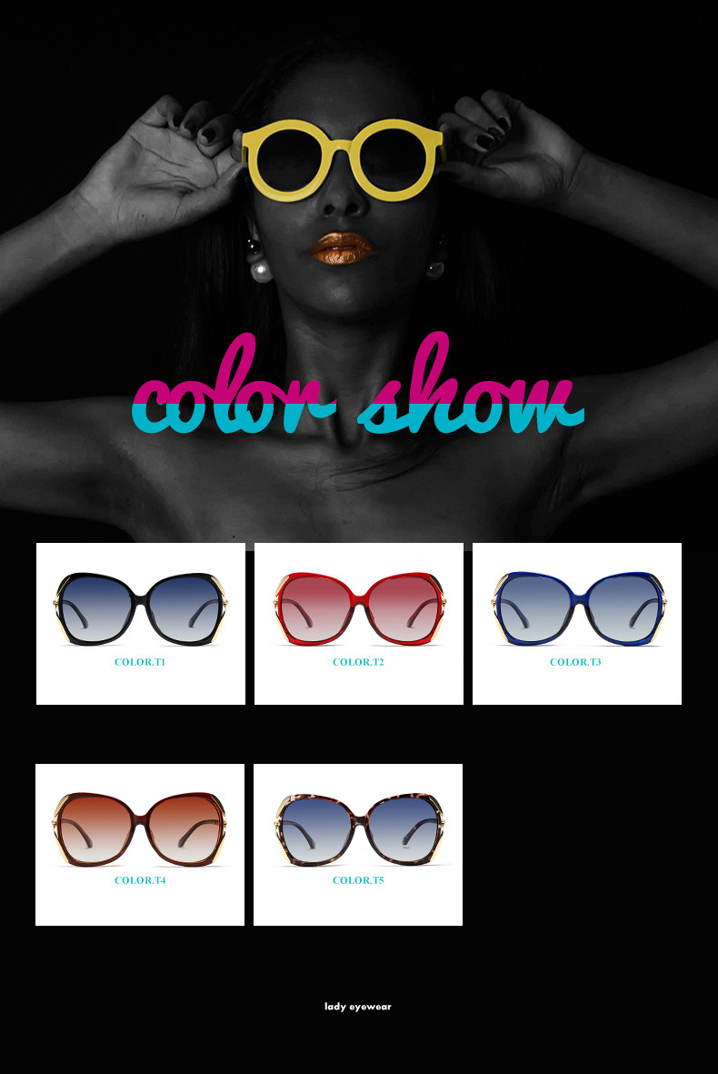 UV400 Square Luxury Sunglasses Designer Authentic Round Retro Ladies Shades