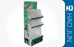 Recyclable Printed Cardboard Display Stands For Snacks , Easy Assembly