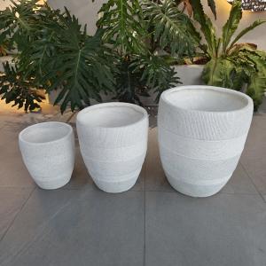 Quality Fiber Clay Planters For Garden Durable And Modern Design wholesale