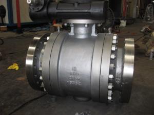 Quality Stainless Steel Trunnion Mounted / Floating ASME B16.25 API Ball Valve wholesale