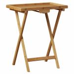 2017 new arrival folding bamboo snack tray table