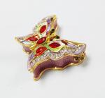 Fancy Small Butterfly Metal Alloy Jewelry Box Small Butterfly Trinket Box