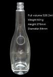 Serial whiskey Glass bottle