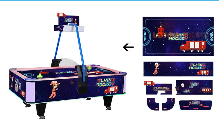 Coin Operated Ice Arcade Air Hockey Table Machine Indoor OEM