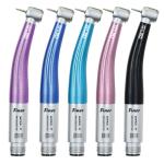 2 Hole 4 Hole High Speed Air Turbine Handpiece Metal Material With 5 LED