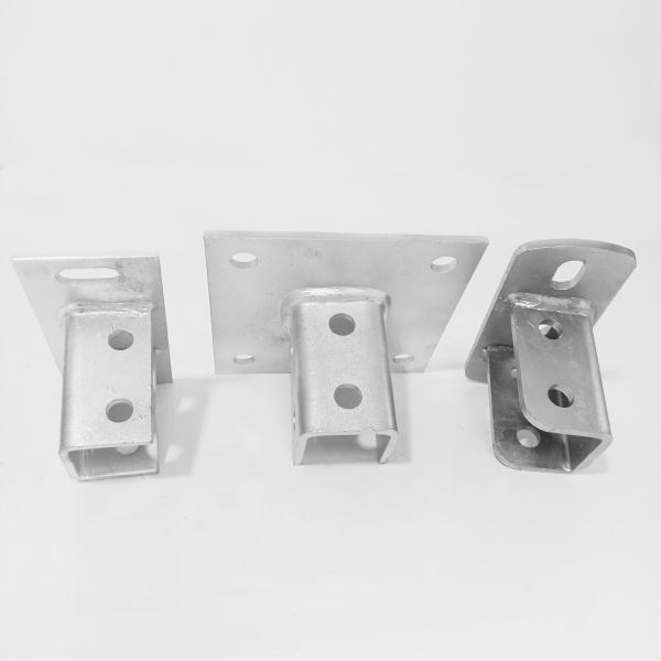 Hot Dip Steel Unistrut Channel Fittings Accessories Square Galvanized