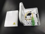 Fiber optic socket box 2 ports fiber optic rosette box ftth fiber optic terminal
