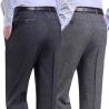 Buy cheap Drawstring Closure Men's Chinos Pants Trousers in Slim Fit Cotton Linen Plaid from wholesalers