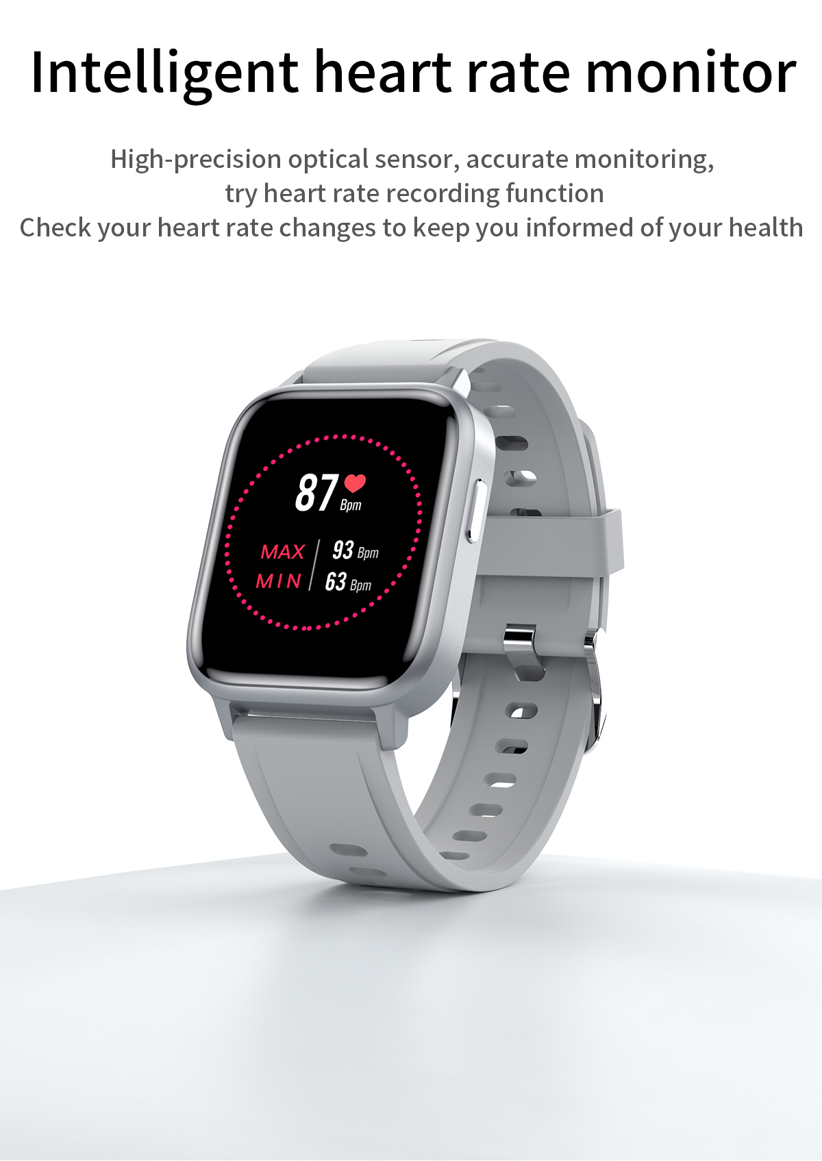 1.3 Inch GT8 Smart Watch Body Temperature Detection 1.3 Inch 240*240 180mAh