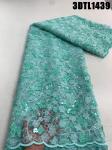 Dubai 3d embroidery lace heavy beaded luxury 3D lace fabric