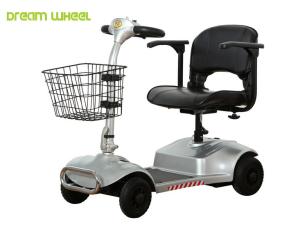 Quality 4 Wheel Fold Up Motorised Mobility Scooter 7km/h 24V 12Ah Lead Acid Gel Battery wholesale