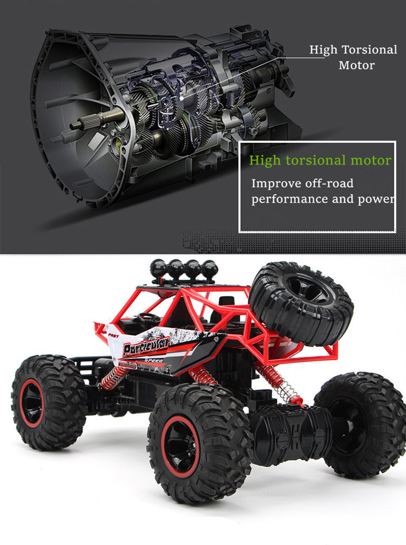 speed 4WD RC Electric Off-road Racing Truck with Remote Control 100M Remote Distance