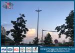 Hot Dip Galvanised High Mast Light Pole For Commercial Area With Lifting System