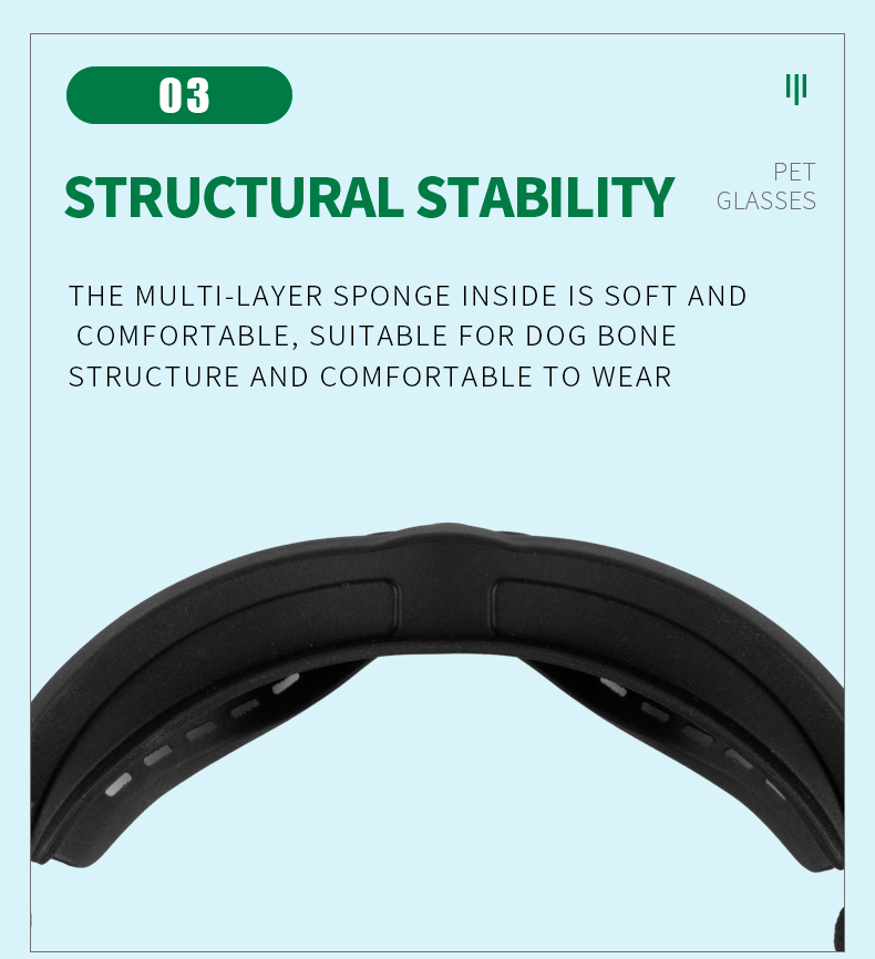 Dog Goggles Material Small Medium Pets UV Protection Wind and Sand Resistance