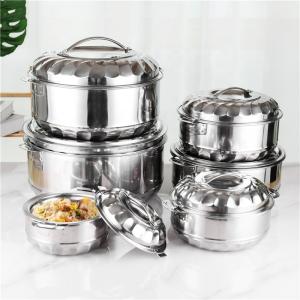 Quality Wholesale 6pcs insulated stock pot set quality double wall cookware set with lid wholesale