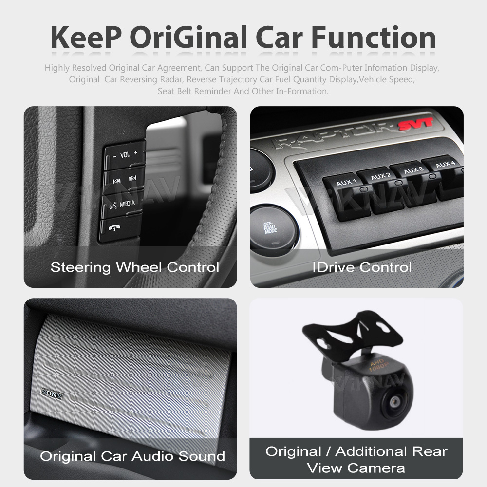 12.1inch Touch Screen Car Radio For Ford F150 2009 - 2012 Android 13 Multimedia Player GPS Navigation Head Unit Carplay