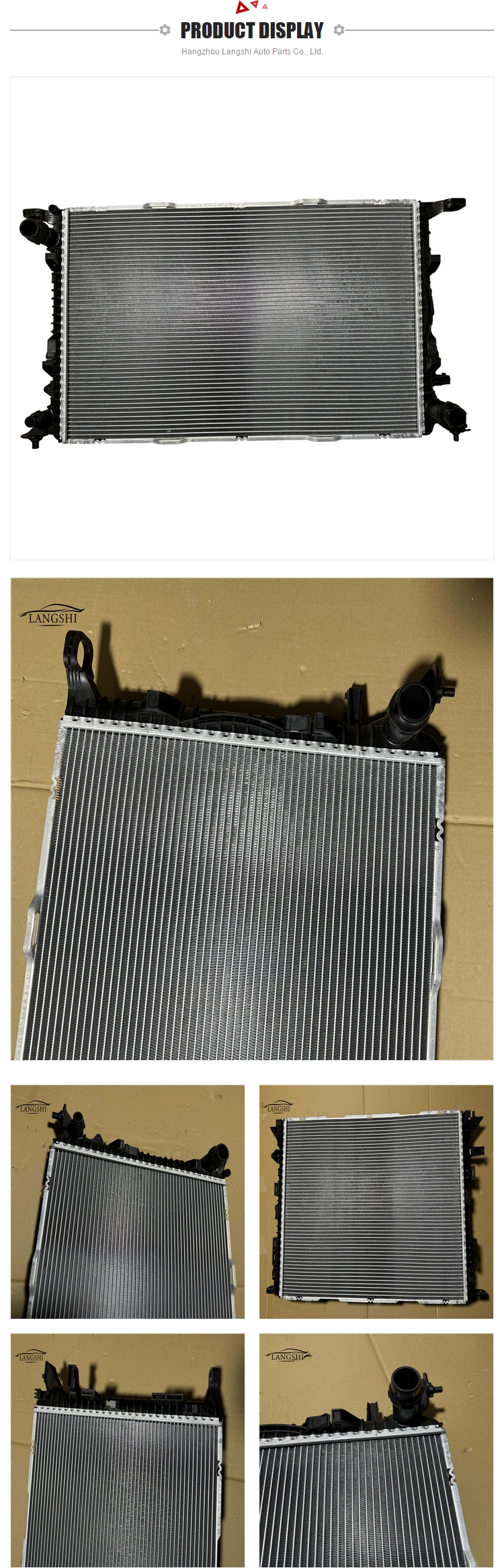 Replace/Repair Purpose Cooling System for Audi A4 A5 A6 2007-2015 Aluminum Radiator
