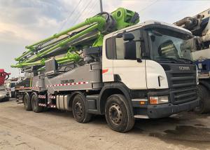 Quality Large 56m Used Concrete Pump Truck 600L Hopper Well Maintenanced wholesale
