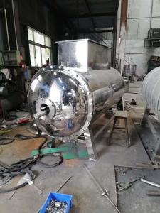 Quality Electric Heating Mixer Tank Double Layer Food Seasoning Horizontal Mixing Tank wholesale
