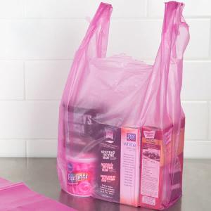 Quality Durable T Shirt Plastic Bags , Custom Printed T Shirt Bags HDPE Material​ wholesale