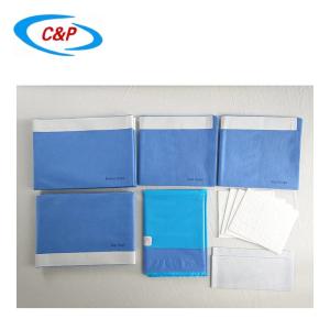 Quality Customized Blue Surgery Drape Pack Nonwoven Custom Procedure Drapes wholesale