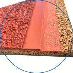 Synthetic Rubber Running Track Colored Recycled Rubber Flooring