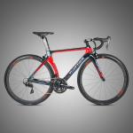 Carbon Frame Touring Road Bike Double Wall Matte Rim Hard Wearing