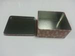 Square Lid Tin Cookie Containers