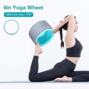 Quality TPE yoga pilates circle , Yoga Fitness Roller Wheel Back Training Tool wholesale