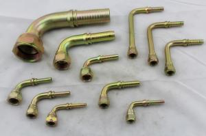 Quality 90 Degree Elbow SAE JIC Hydraulic Hose Fittings , Female Thread Hydraulic Hose End Fittings wholesale