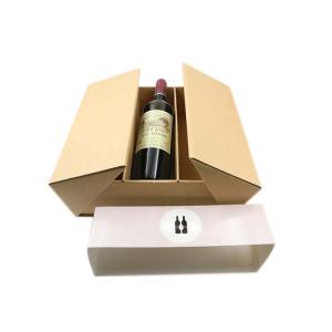 Quality Matte Varnishing 3 Pack Wine Bottle Cardboard Box wholesale