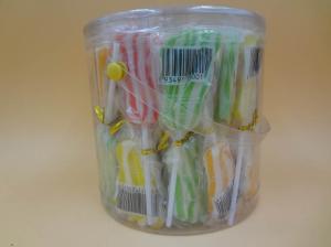 Quality Fruity Foot Shaped Lollipops Sugar Hard Candy Carb Free Green / Red / Yellow wholesale